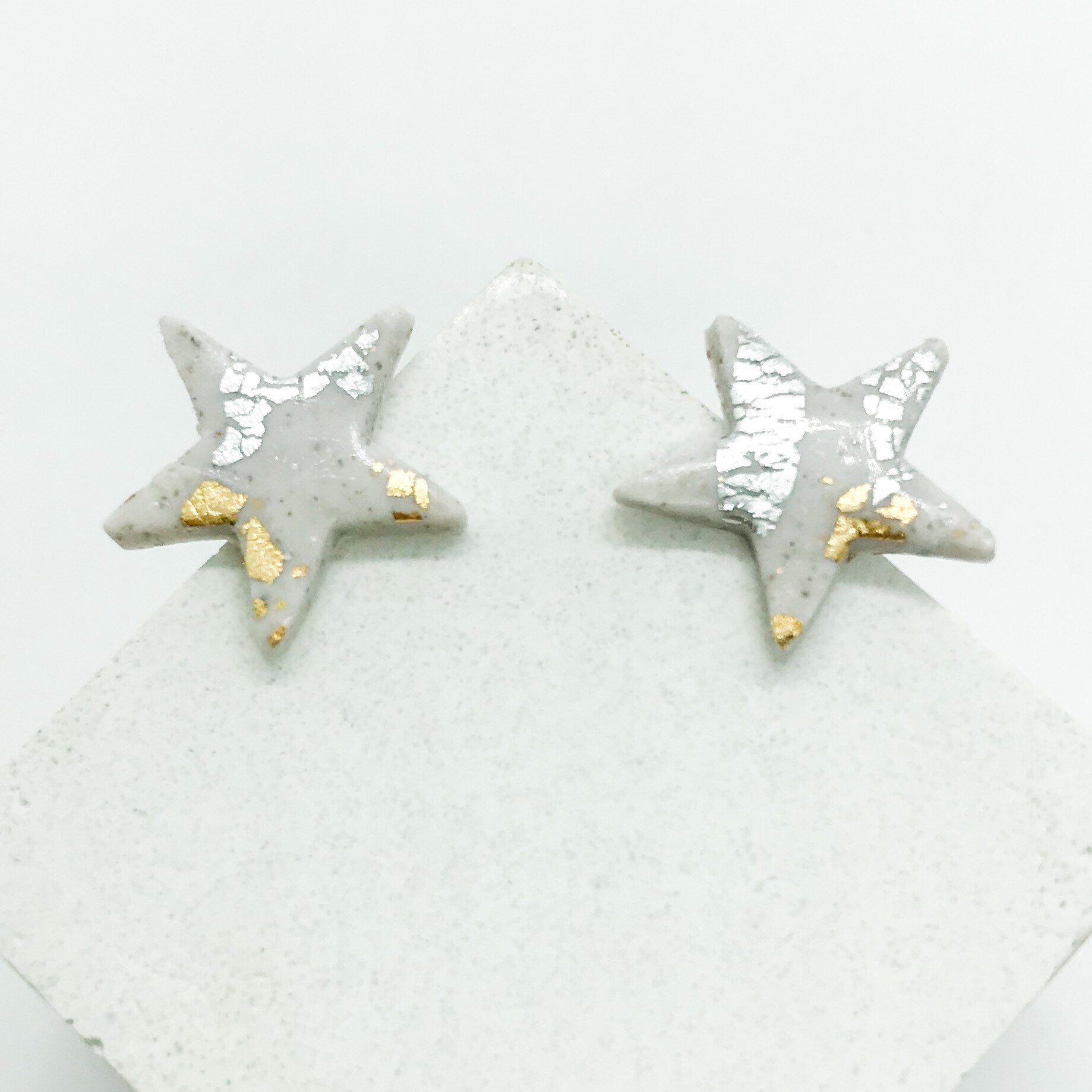 Polymer clay star earring studs | teacher gift | TA gift | teaching assistant gift | thank you teacher | end of year gift | childminder gift