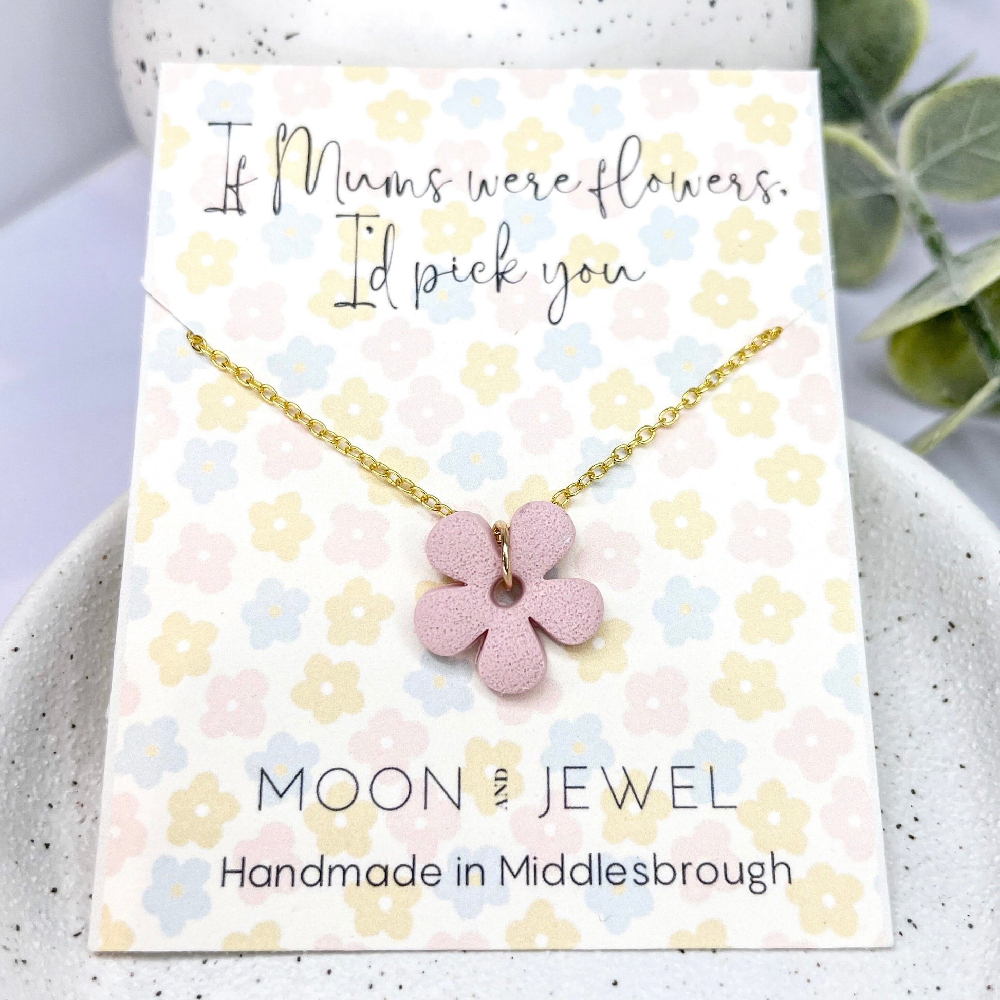 If mums were flowers I’d pick you, mum gift necklace, mothers day gift, special mum present, message necklace for mum, happy mothers day