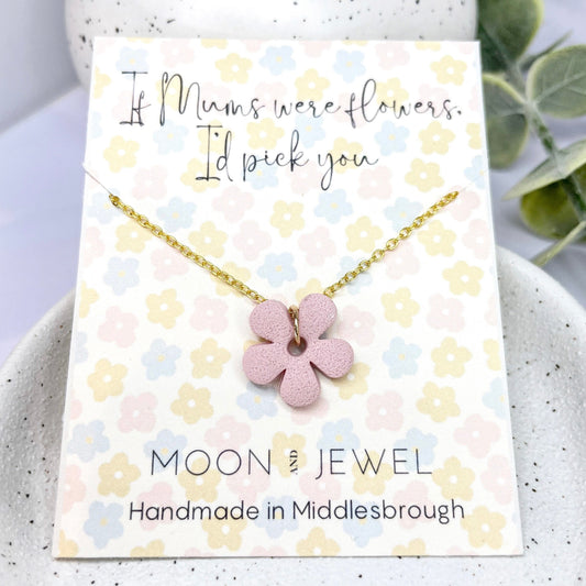 If mums were flowers I’d pick you, mum gift necklace, mothers day gift, special mum present, message necklace for mum, happy mothers day